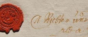 Unterschrift des Expositus Franz Xaver Mühlthaler vom 14. Februar 1834