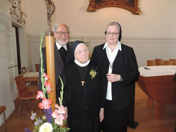 Sr. Ingunda Fellinger feierte ihr 80-jähriges Professjubiläum      