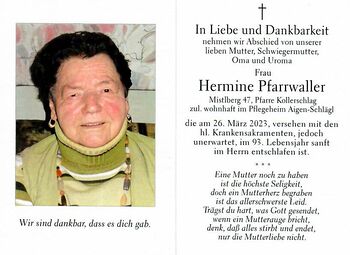 Hermine Pfarrwaller