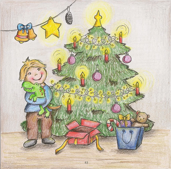Der Dino unterm Weihnachtsbaum