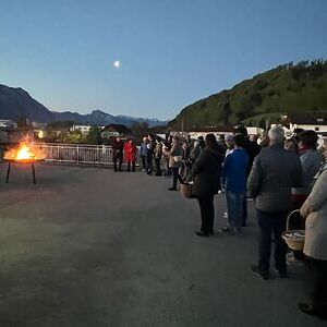 Segnung des Osterfeuers