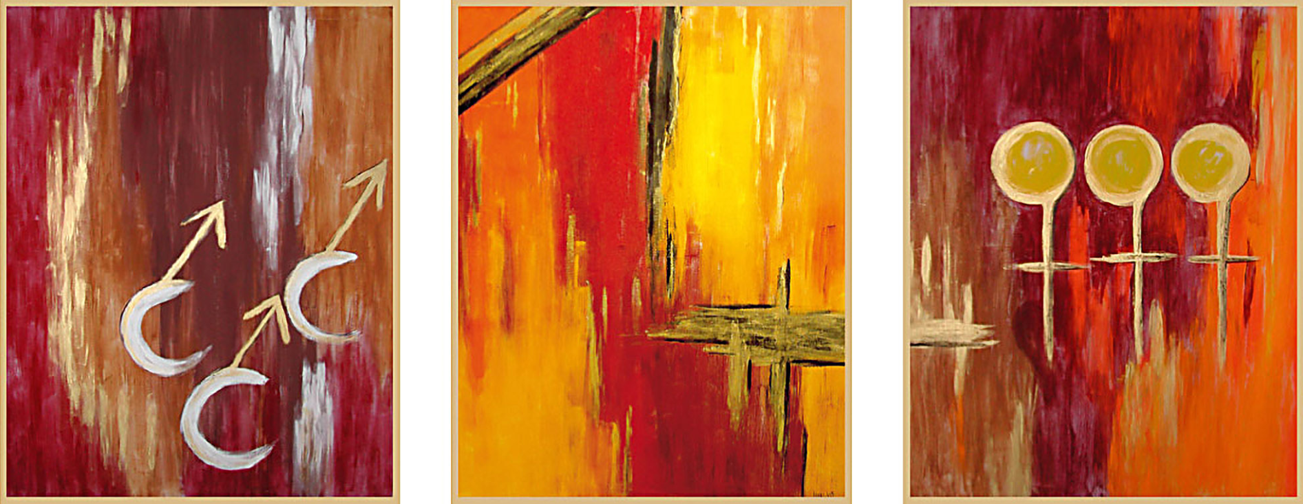 Künstlerin: Ulrike Wintersteiger · 2007  Maße: 120 x 150 cm  Technik: Naturpigmente auf Leinwand