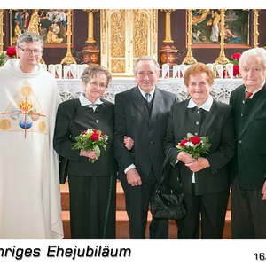 Feier der Ehejubiläen 2016