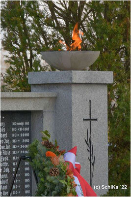Gedächtnisfeier beim Kriegerdenkmal