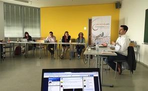 Social Media-Tag des Medienbüros der Ordensgemeinschaften Österreich im Linzer Wissensturm