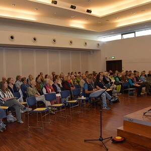 Begrüßung im Festsaal