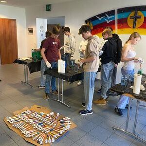 Projekt Osternachtkerzen