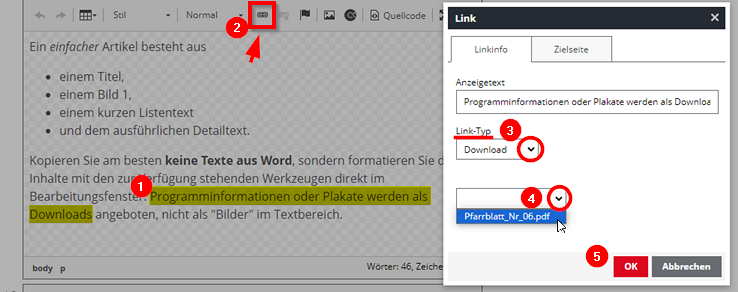 Download auswählen