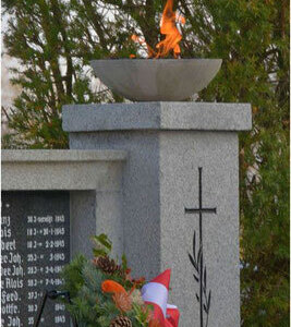 Gedächtnisfeier beim Kriegerdenkmal